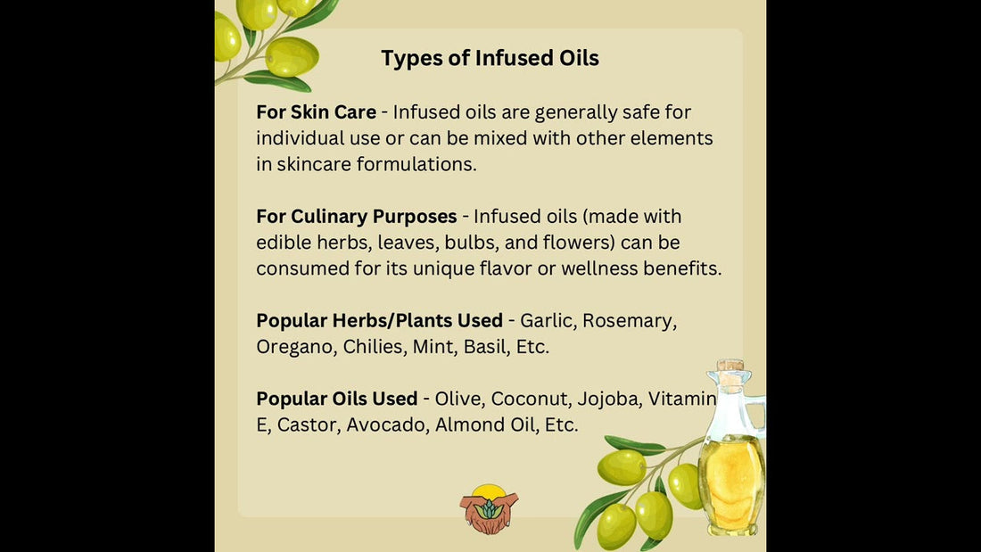 Infused oils and essential oils may come from the same humble beginnings but are not the same!